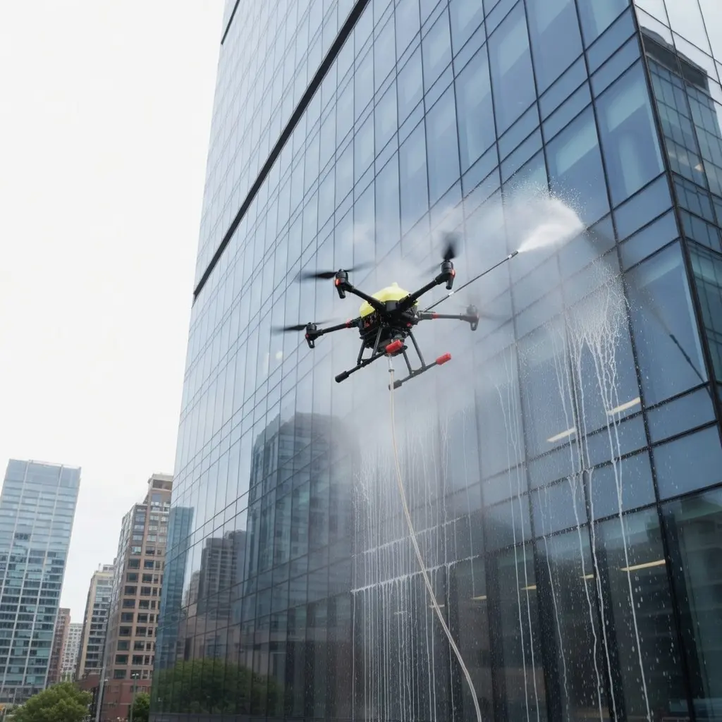 SkyClean Drone Cleaning